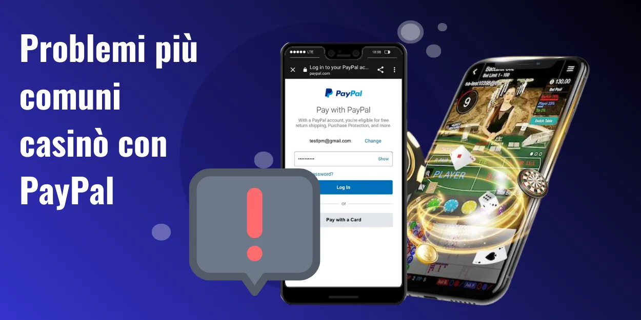 risolvere i problemi più comuni casinò con PayPal