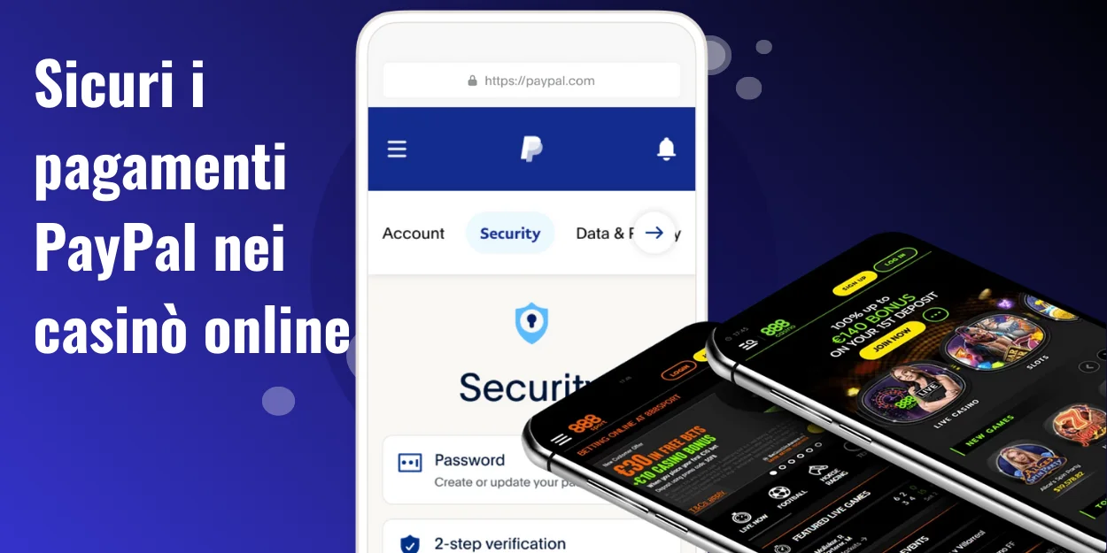 sicuri i pagamenti PayPal nei casinò online