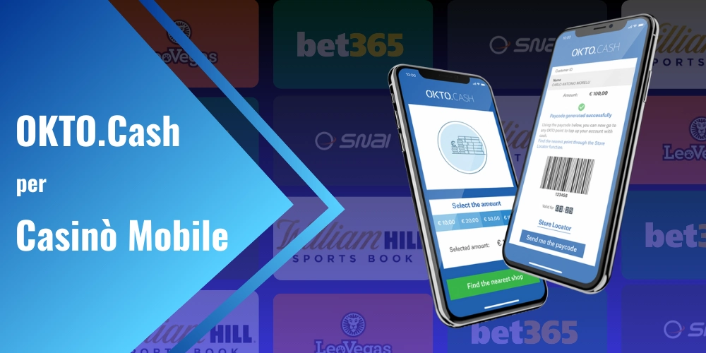 Utilizzo di Okto.Cash sulle Casino Mobile