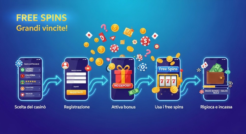 Come ottenere giri gratuiti nei casinò online