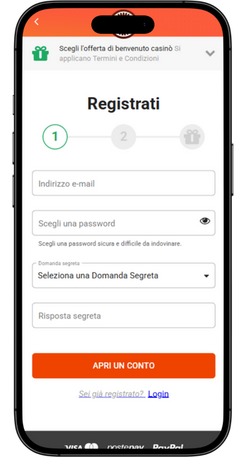 LeoVegas Registrai