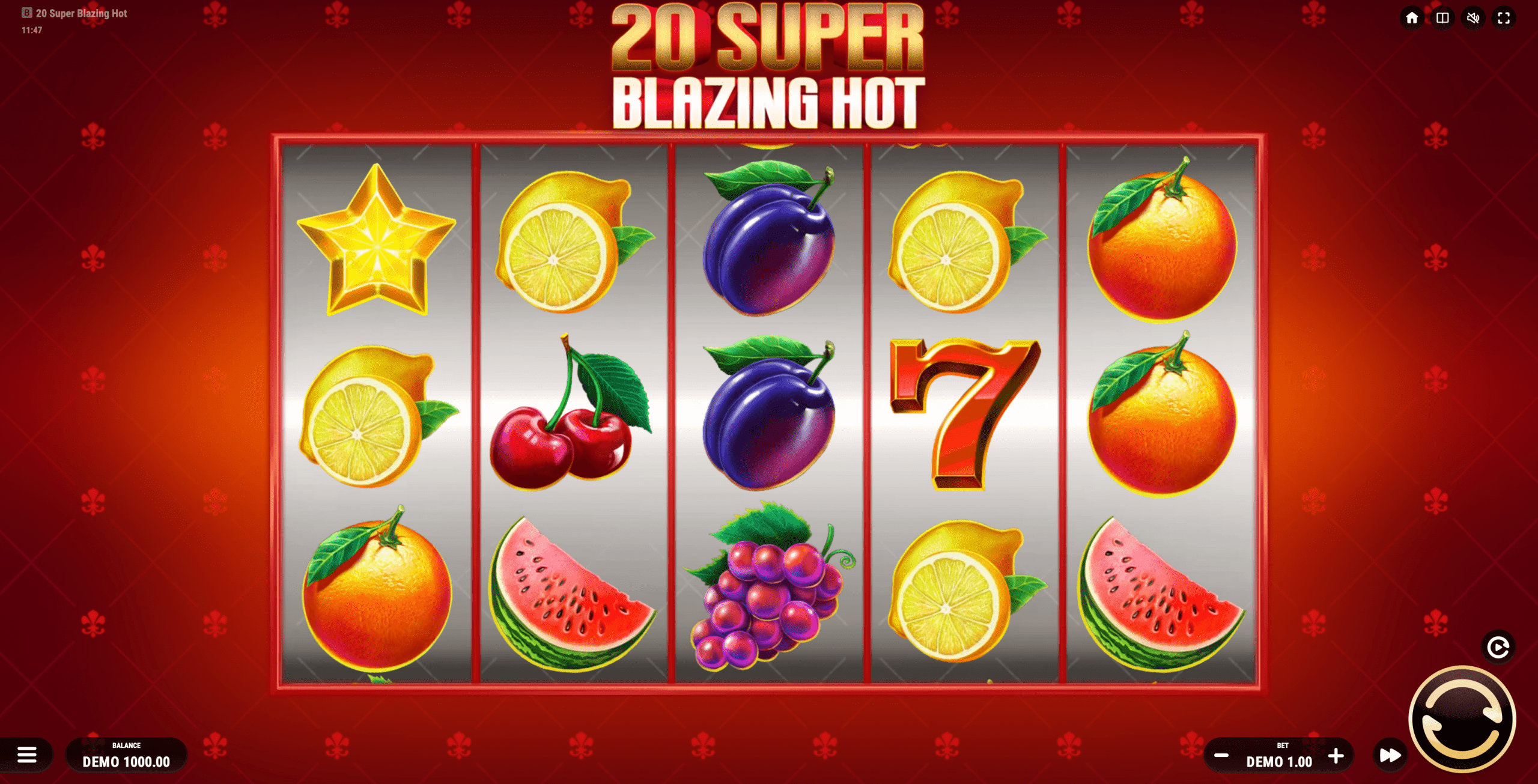 Super Blazing Hot 20