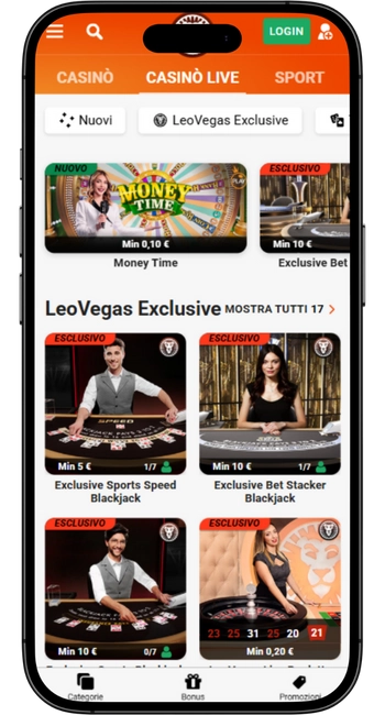 Casino live mobile