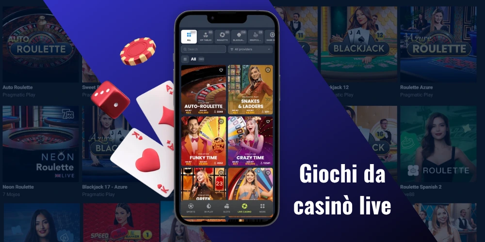 I giochi da casinò live più popolari