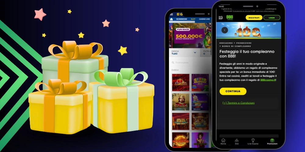 bonus di compleanno nei casinò online