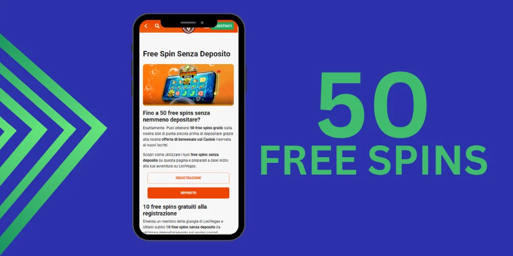 Bonus senza deposito di LeoVegas Casinò