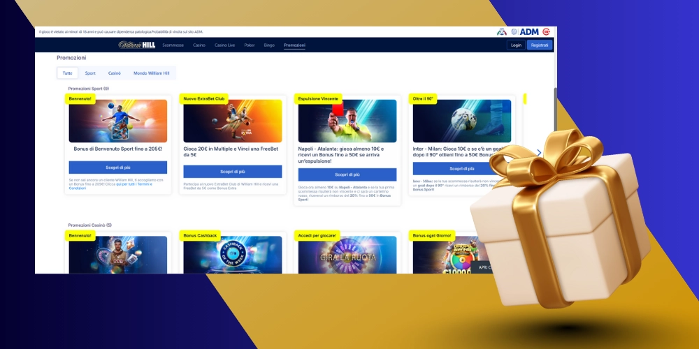 Offerte Bonus William Hill