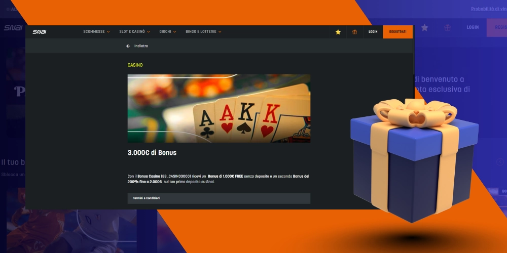 Recensione Snai Casino bonus