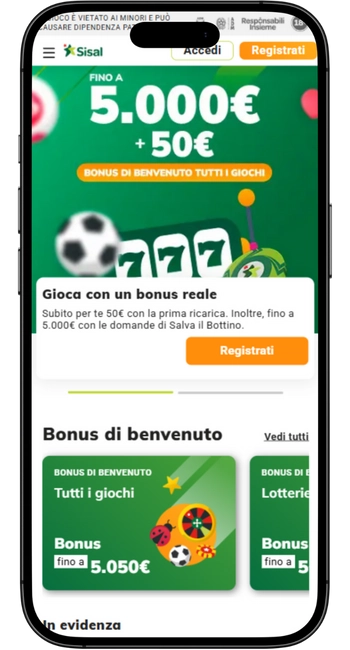 Compatibilità Mobile sisal