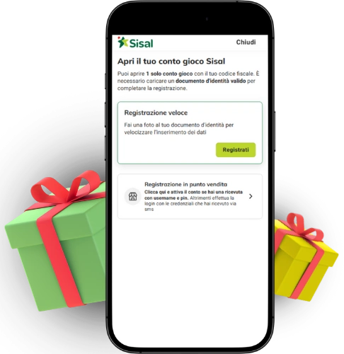 Registrazione su Sisal