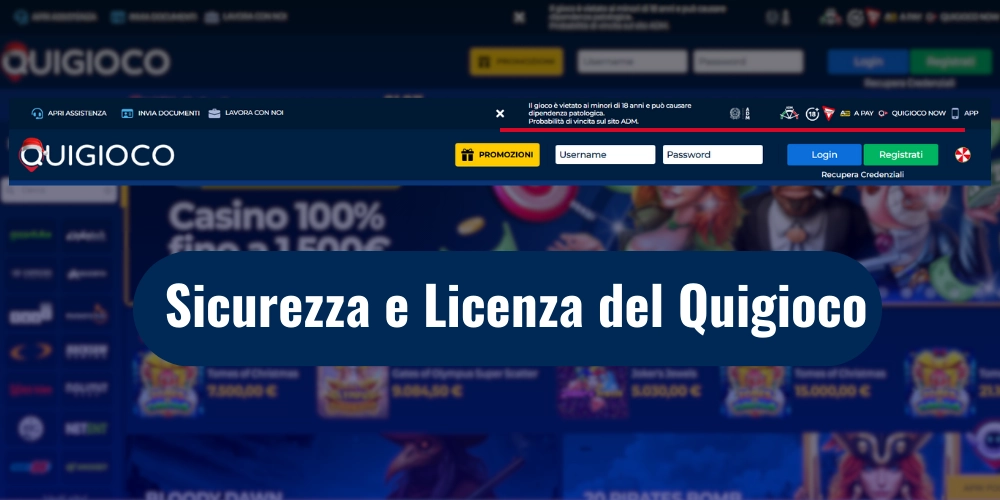 Sicurezza del Casinò Quigioco