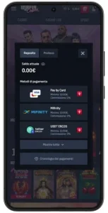 Verificare Visa o Mastercard quelli supportati dall'operatore