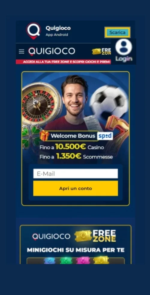 Completa il conto ADM