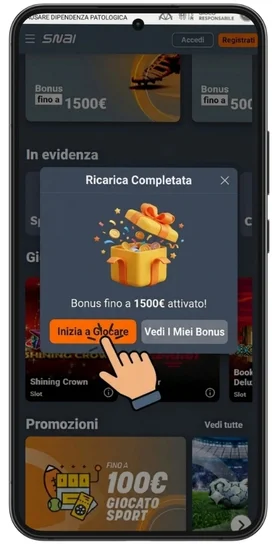 Attivazione del bonus