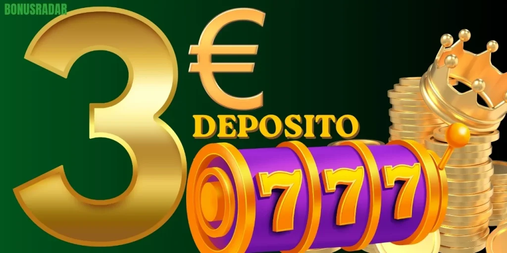 Bonus disponibili con deposito 3 euro