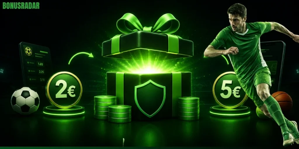 Bonus scommesse con deposito minimo di 2€ e 5€