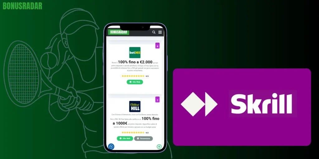 Bookmaker ADM che accettano Skrill