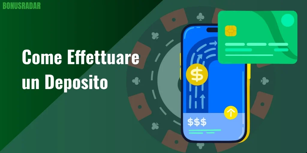 Come effettuare un deposito e un prelievo