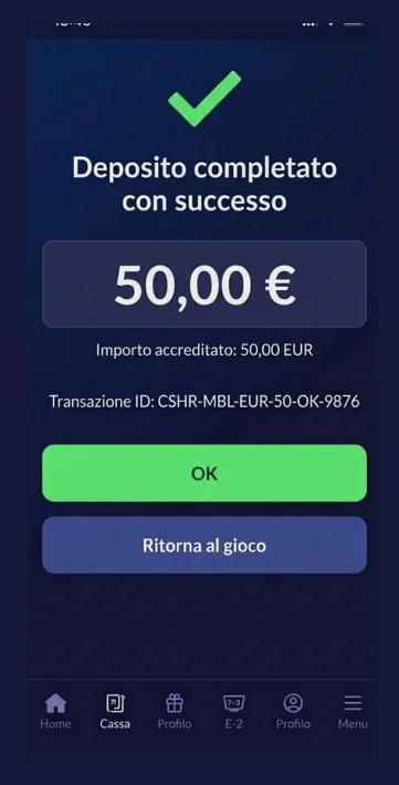 Completare l’eventuale autenticazione