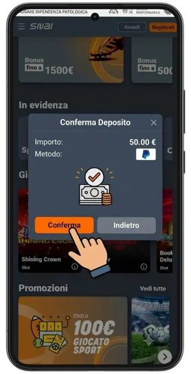 Conferma della transazione