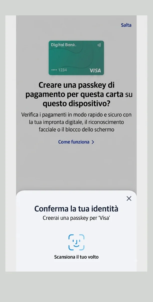 Confermate con Face ID, Touch ID