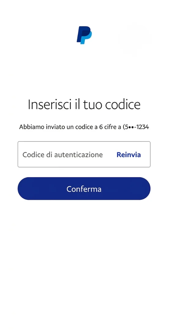 Conferma della transazione
