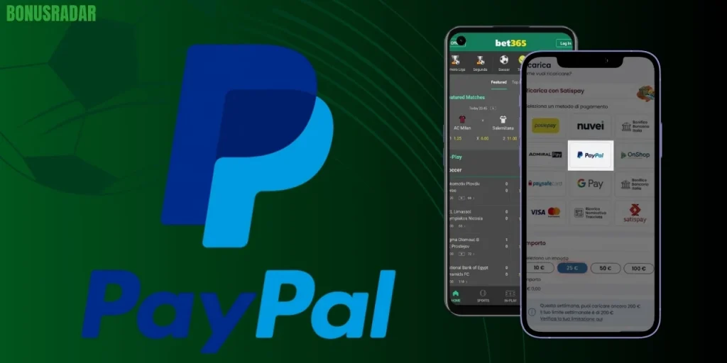 Operatori di scommesse che accettano PayPal