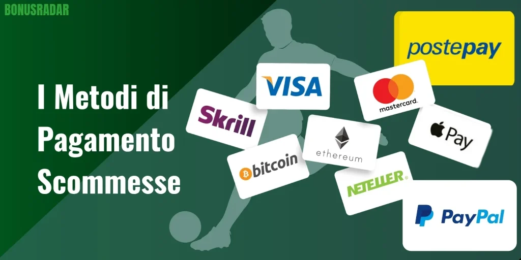 I metodi di pagamento scommesse