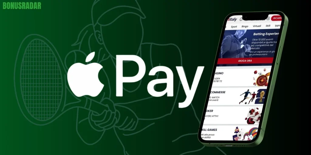 Siti di scommesse ADM accettano ApplePay