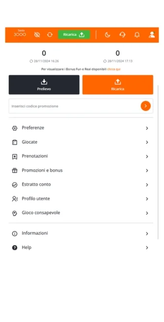 Verificate il saldo